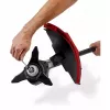 EINHELL Professional GP-BC 36/430 Li P BL-Solo belaidis žoliapjovės trimmeris, 36V (2x18V), bešepetėlis variklis, 43 cm pjovimo plotis, raudona/juoda, be akumuliatoriaus ir įkroviklio