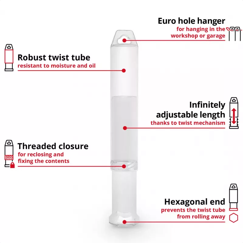 EINHELL-KWB SDS-plus gręžtuvų rinkinys, Ø 6-14 mm (7 vnt., 210 mm)