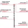 EINHELL-KWB SDS-plus gręžtuvų rinkinys, Ø 6-14 mm (7 vnt., 210 mm)