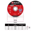 EINHELL-KWB plonasis pjovimo diskas, Ø 115 x 1,0 mm, 5 vnt. (kampiniam šlifuokliui)