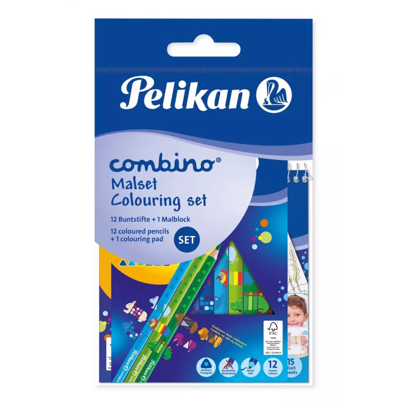 Pelikan 812726 Flomasteriai, įvairių spalvų, 12 vnt.