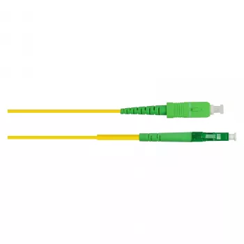 Good Connections OS2 Simplex Fiber Optic Patch Cable LC/SC SM 9/125 1m Yellow