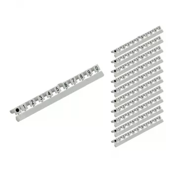 GoodConnections Number Markers LC šviesolaidiniams kabeliams, žymėjimas nuo 0 iki 9, 10 vnt. rinkinys, Good Connections® (GC-N0070)
