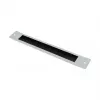 GoodConnections Brush Strip 380 mm x 57 mm, šviesiai pilka (RAL7035), skirta Good Connections® 19 sieniniam korpusui FLAT-Pack (GC-RFxxxG)