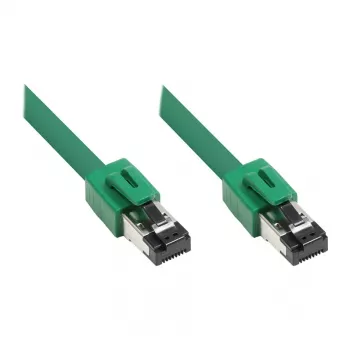 GoodConnections RNS® Patch Cable Cat. 8.1, S/FTP, PiMF, LSZH, 2000MHz, 40Gbit/s, Green, 1,5m