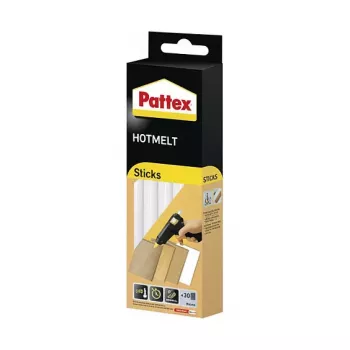 Pattex Hot Glue Sticks Hot Supermatic, 9H PTK6, 6 x 200 mm, 11 mm Diameter, Transparent