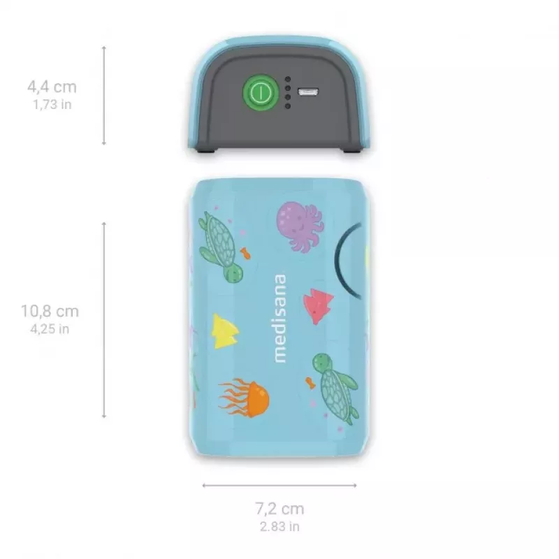 MEDISANA Inhalator IN 165 Kompresorinis inhaliatorius baltas/mėlynas