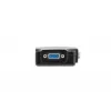 DIGITUS DS-41120-1 VGA skirstytuvas, 2 prievadų, plastikinis korpusas, 350 MHz, HDSUB 15/M į 2x HDSUB 15/F, 1080p