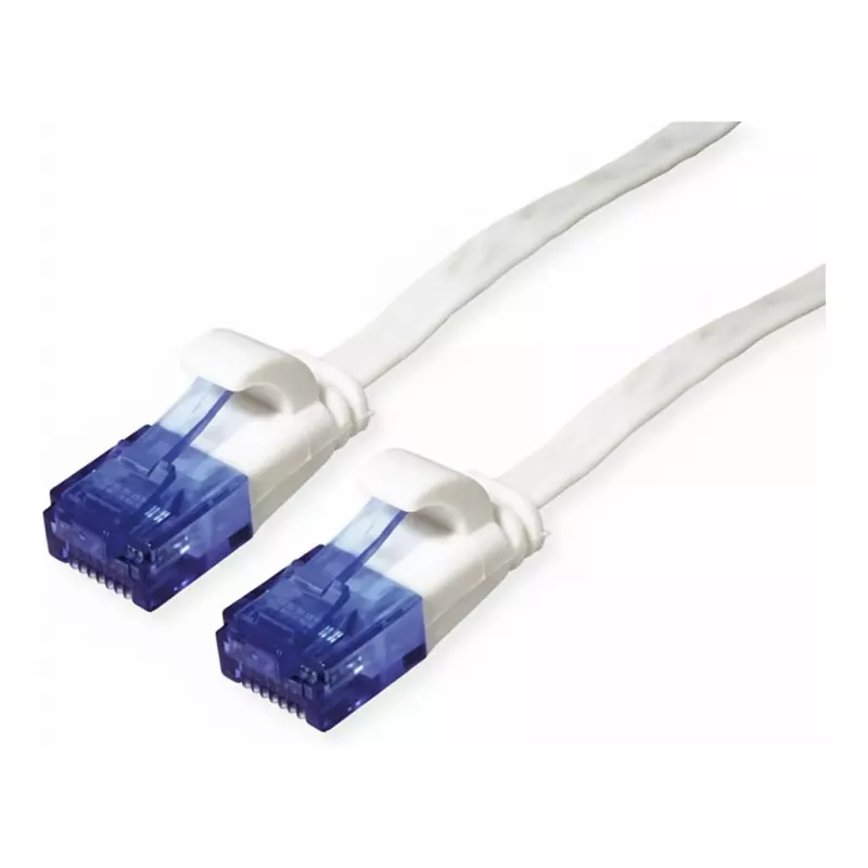SHIVERPEAKS CAT6 UTP Flat Patch Cable 0,5m White