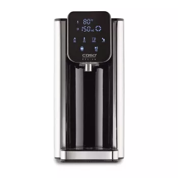 CASO HW 666 Inox Turbo karšto vandens dozatorius 2,7L 2600W nerūdijantis plienas/juoda