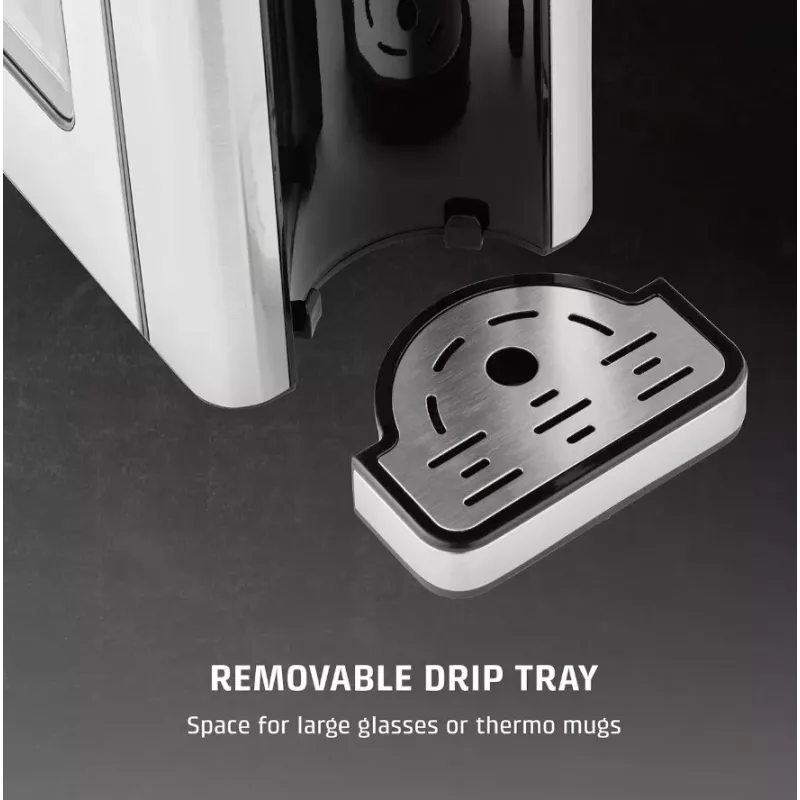 CASO HW 666 Inox Turbo karšto vandens dozatorius 2,7L 2600W nerūdijantis plienas/juoda