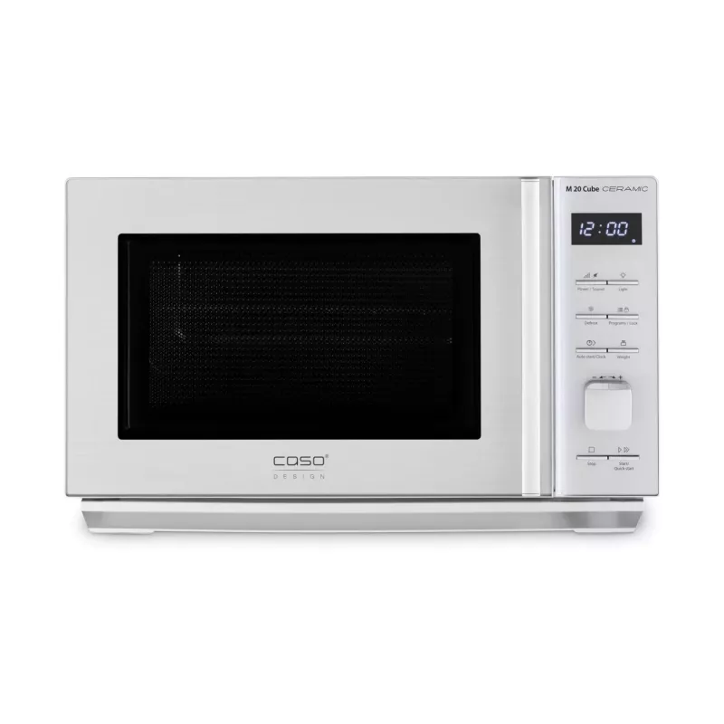 Mikrobangų krosnelė CASO M 20 Cube 800 W sidabrinė, laisvai pastatoma