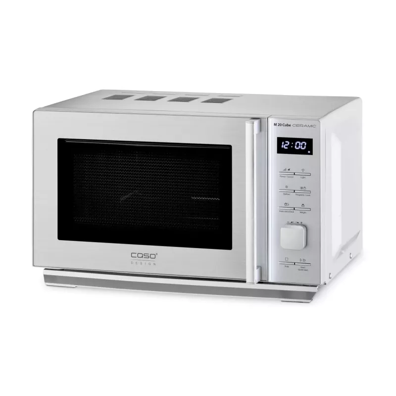 Mikrobangų krosnelė CASO M 20 Cube 800 W sidabrinė, laisvai pastatoma