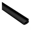SYNERGY21 LED U-profilis ALU014 PMMA opalinis difuzorius juodas 2000mm