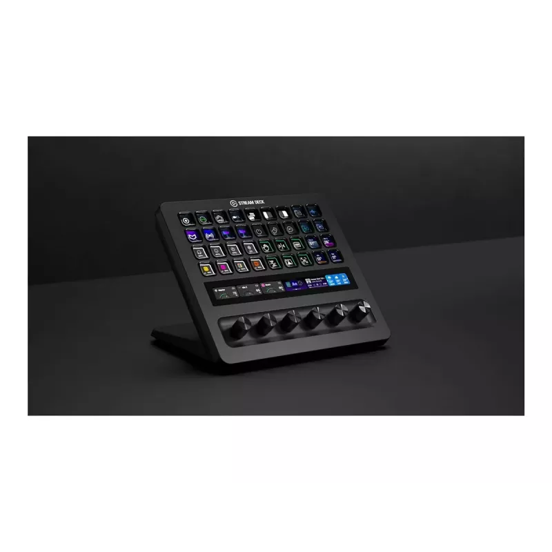 CORSAIR ELGATO Stream Deck+XL – 32 programuojami LCD klavišai, USB-C, juoda