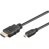 Goobay Ultra High-Speed HDMI laidas Micro-HDMI 8K 60 Hz 2 m Juodas