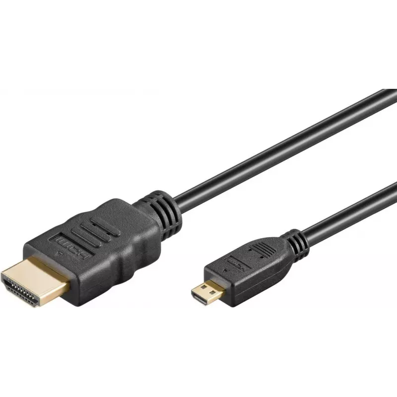 Goobay Ultra High-Speed HDMI laidas Micro-HDMI 8K 60 Hz 2 m Juodas