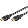 Goobay 80101 HDMI High-Speed Cable with Ethernet, 1 m, Juoda