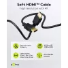 Goobay 80101 HDMI High-Speed Cable with Ethernet, 1 m, Juoda