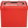 FISCHER L-BOXX FLB 374 tuščia įrankių dėžė, raudona/juoda