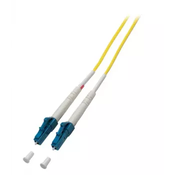 EFB-Elektronik ECOFIBER Simplex LC-LC Single-Mode Fiber Optic Patch Cable, G.657.A2, 0,5m, 2,0mm, Yellow, 9/125µm