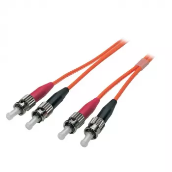 EFB Elektronik Duplex Jumper ST-ST 50/125µm OM2 LSZH Orange 3,0mm 10m