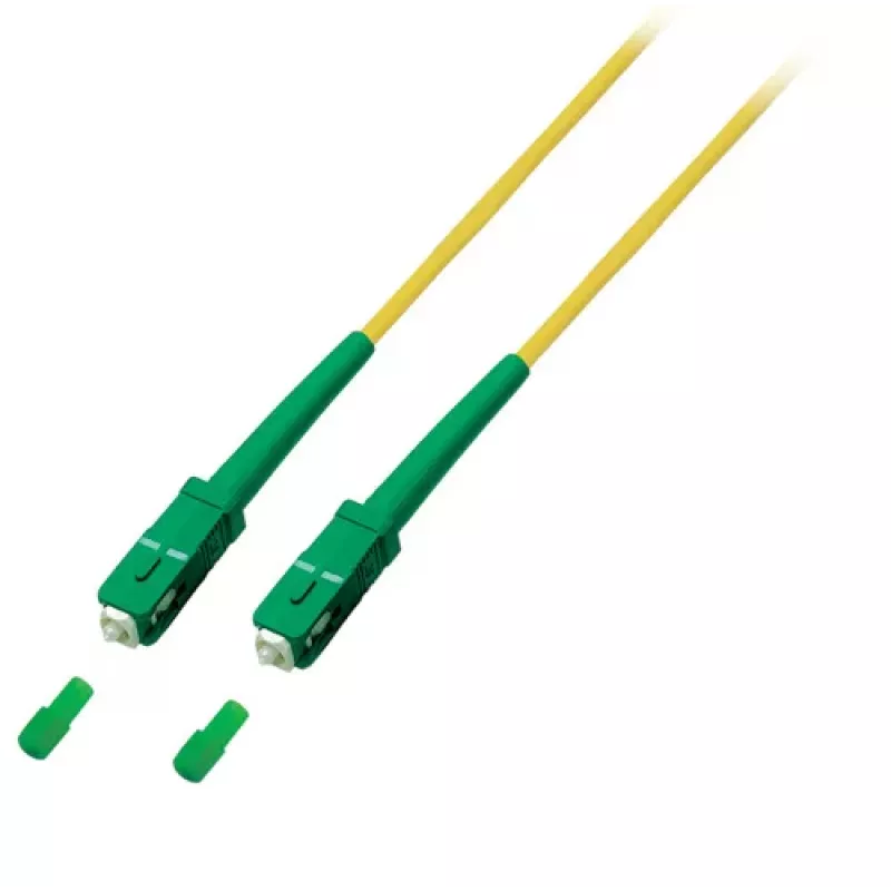 EFB Elektronik Simplex optinis jungiamasis kabelis SC/APC-SC/APC OS2, 3 m, geltonos spalvos