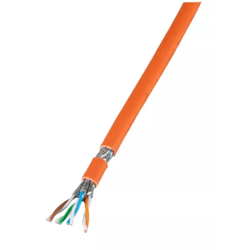 EFB Elektronik INFRALAN Cat.7 1000 AWG23 S/FTP 4P CPR Eca oranžinis 250m