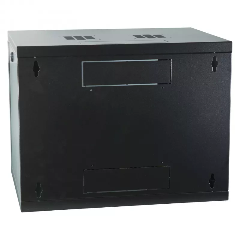EFB 19 inch sieninis 9U stovas, fiksuotas, vienos sekcijos, RAL 9005, gylis 600 mm