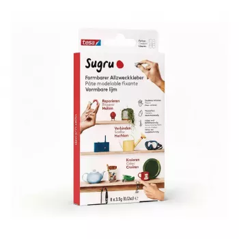 TESA Sugru Formuojami Visų Paskirčių Klijai 8 vnt. Įvairių Spalvų