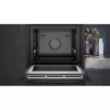 SIEMENS HM736GAB1 iQ700 įmontuojama orkaitė su mikrobangų funkcija, juoda, 60 cm, Home Connect