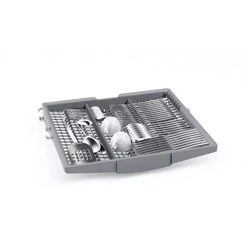 BOSCH SMI6ECS12E Serie 6 pusiau integruojama indaplovė (šlifuotas nerūdijantis plienas, 60 cm, Home Connect)