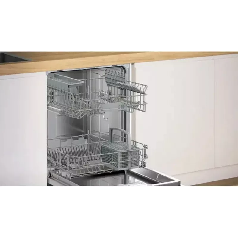 Bosch SMU4HTS74S Pusiau Integruota Indaplovė, 13 komplektų, energijos klasė C, 44 dB, balta