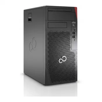 Fujitsu ESPRIMO P7010 stalinis kompiuteris – Intel Core i5-10400, 16 GB RAM, 512 GB SSD, Windows 11 Pro, juoda