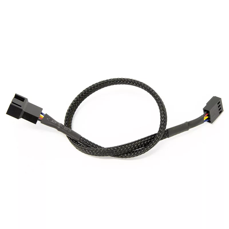 Watercool 4-Pin PWM ilginimo kabelis, juodas – 30 cm