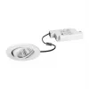 Brumberg 39353073 DAMITA LED lubinis prožektorius baltas 6W 230V IP65 sukamas fazinis reguliavimas 3000K šilta balta