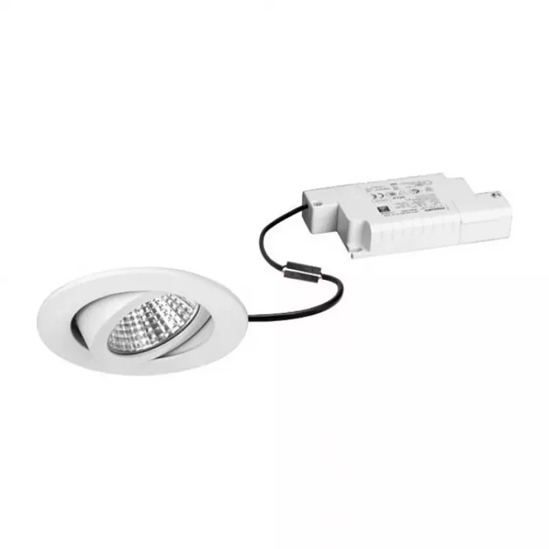 Brumberg 39353073 DAMITA LED lubinis prožektorius baltas 6W 230V IP65 sukamas fazinis reguliavimas 3000K šilta balta
