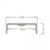 Brumberg 53380261 AB-Profil QUALITYFLEX aliuminis LED profilis, 2000 mm
