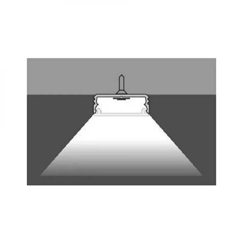 Brumberg 53380261 AB-Profil QUALITYFLEX aliuminis LED profilis, 2000 mm