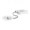 Brumberg 39363173 BB03 apvalus įleidžiamas LED prožektorius, baltas, 6 W, 230 V, fazinio valdymo reguliuojamas, pasukamas