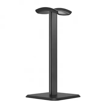 GEQUDIO GH-40 Universal Headphone Holder – po stalu montuojamas laikiklis, 360° pasukamas, juodas