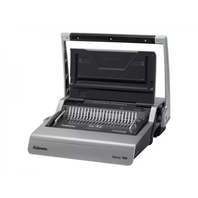 Fellowes Galaxy 500 kombinuota segimo mašina – 25 lapų perforavimas, 500 lapų talpa, A4, 21 žiedų