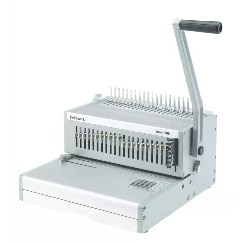 Fellowes Orion 500 Electric Comb Binding Machine, 30-Sheet Punch, 500-Sheet Binding Capacity