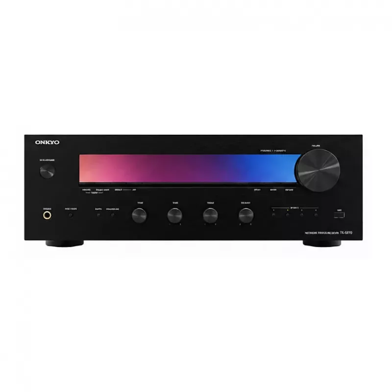 Onkyo TX-8470BMMP stereo imtuvas su Class G stiprinimu, 110 W/kanalui, juodas