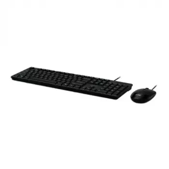 Acer AAK400 laidinė klaviatūros ir pelės kombinacija – JAV išdėstymas – juoda – mažmeninė pakuotė