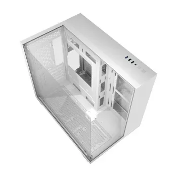 DARKFLASH TH285M White Mid-Tower Computer Case su grūdintu stiklu