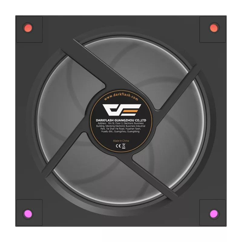 DarkFlash DM20 LINE ventiliatorius (juodas)