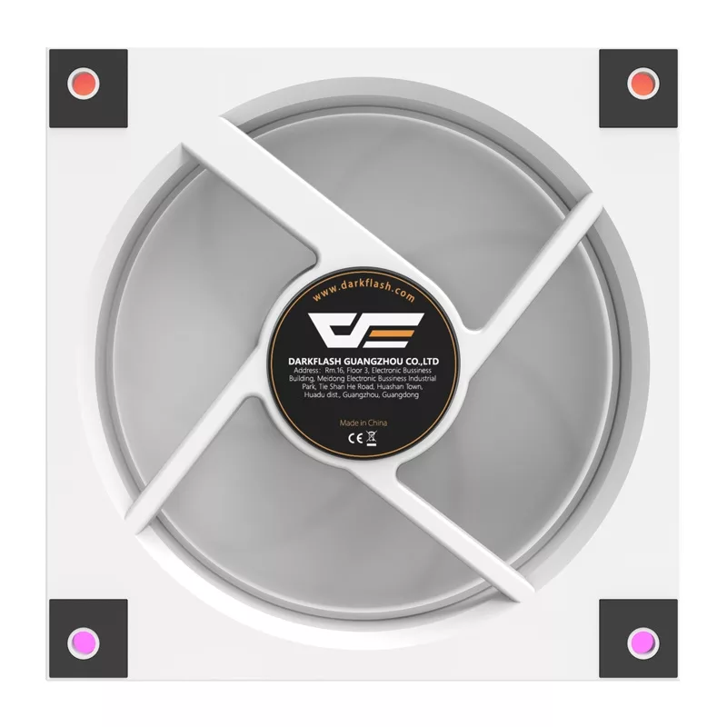 DarkFlash DM20 LINE 120 mm PWM ARGB aušinimo ventiliatorius (baltas)