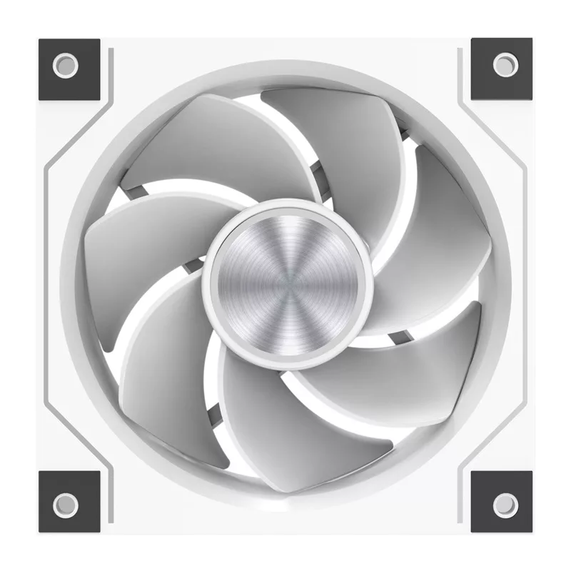 DarkFlash DM20 LINE 120 mm PWM ARGB aušinimo ventiliatorius (baltas)