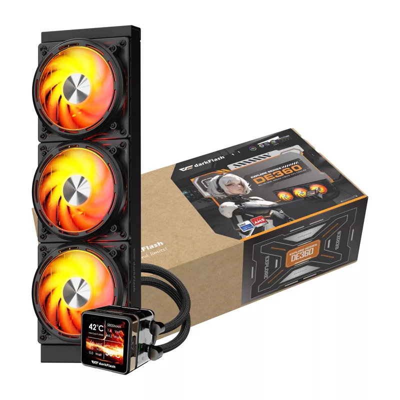 Darkflash DE360 CPU vandeninis aušinimas, juodas